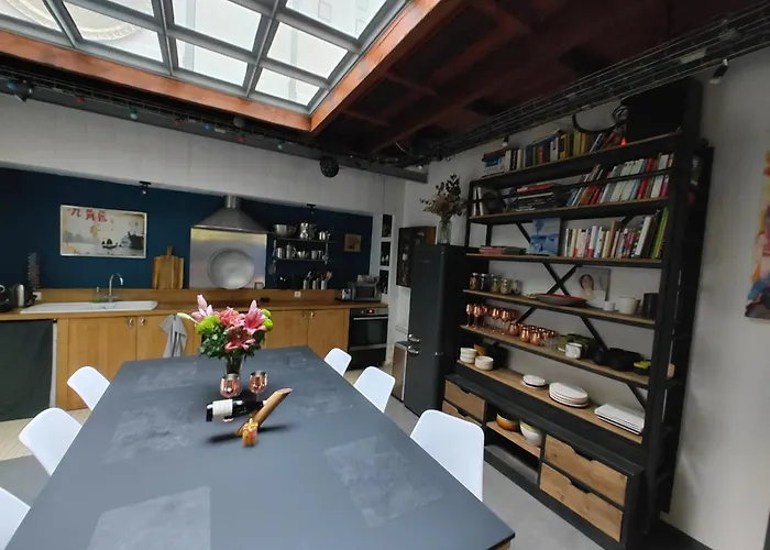 別荘 Atelier D'artiste - Loft With Garden Center Of